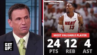 GET UP | Tim Legler reacts to Miami Heat's Bam Adebayo makes huge impact in Game 1 win over 76ers