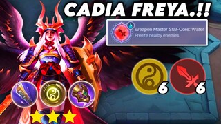 CADIA FREYA + FREEZE.!! HOW CAN YOU WIN AGAINST THIS.!! MAGIC CHESS MOBILE LEGENDS