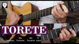 Torete (Moonstar88) Lyrics and Chords Guitar Cover - Karaoke Guitaroke Singalong