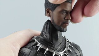 Hot Toys Black Panther 2.0, I was stunned when I shone it with a purple light! [Tao Ge Review]