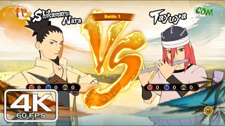 Shikamaru Vs Tayuya Gameplay - Naruto Storm 4 Next Generations (4K 60fps)