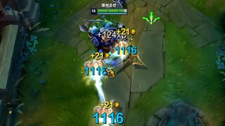 Electric Knife AP Zhaoxin, one auto-attack clears a wave of minions