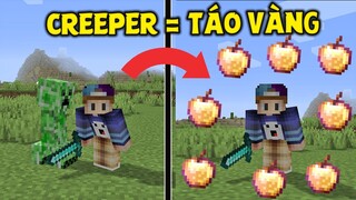 THỬ THÁCH SINH TỒN VÀ TIÊU DIỆT CREEPER SẼ NHẬN ĐƯỢC VẬT PHẨM CỰC KÌ VIP !! *MỘT ĐỐNG TÁO VÀNG*