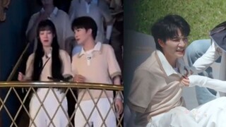 【周深宋雨琦】兄妹俩叽叽喳喳说个不停！红袜子好抢眼哈哈！雨琦走向粉丝合影签名好羡慕！关系越来越好了！奔跑吧匈牙利布达佩斯路透