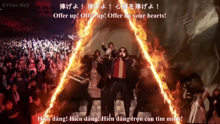 Shingeki no Kyojin SS2 OP [Vietsub & Engsub] Shinzou wo Sasageyo