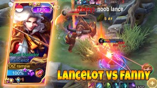 LANCELOT VS NOOB FANNY | LANCELOT GAMEPLAY | MLBB