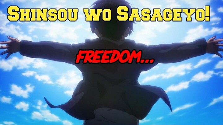 Akhirnya Kebebasan! Shinsou Wo Sasageyo Terakhir | Attack On Titan Final Season