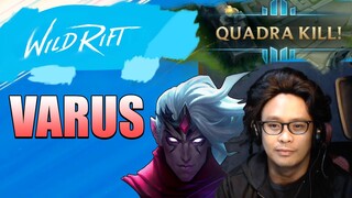 WILD RIFT CLOSED BETA - VARUS GAMEPLAY