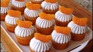 คัพเค้กส้ม, เค้กส้ม Orange Cupcakes l ครัวป้ามารายห์