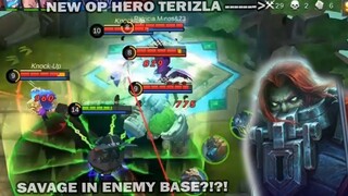 NEW HERO TERIZLA SO OP 1 HIT SAVAGE?! well.. almost... kinda.. LOL