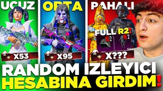 (OYUNDA İLK 😲) BOŞ HESAPTAN FULL BAPE ve R2 ÇIKTI! UCUZ ORTA PAHALI İZLEYİCİ HESAPLARI! PUBG Mobile