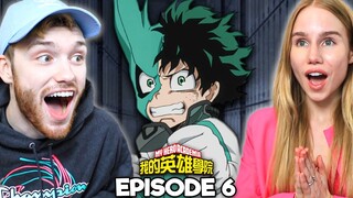 DEKU STANDS UP TO BAKUGOU!! HEROS VS VILLANS! | My Hero Academia S1E6 REACTION