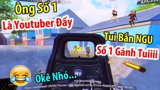 Phát Hiện Youtuber Trà Trộn. Người Lạ Giả Vờ "NGÁO NGƠ" Nhường Kill Cho RinRin | PUBG Mobile