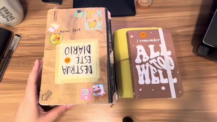 journal flip through 📕| tour pelos meus journals de 2025 pt.1