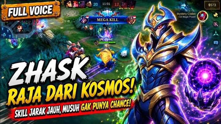 ZHASK RAJA DARI KOSMOS! 👽🔥 Damage Jarak Jauh Bikin Musuh Gak Punya Chance! | Mobile Legends
