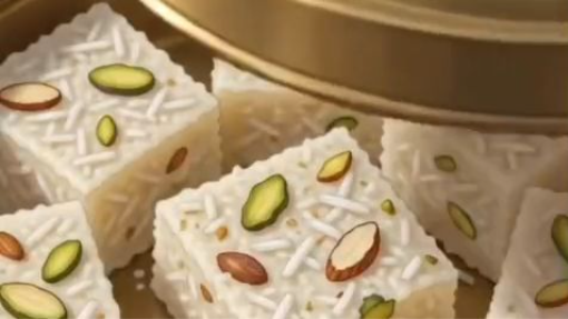 🌴🥥 Fresh Coconut Turns Into This Delicious Sweet! 😋 | #Shorts