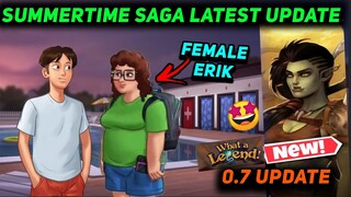 SUMMERTIME SAGA TECH UPDATE LATEST NEWS & RELEASE DATE ERIK 🔥 WHAT A LEGEND NEW UPDATE 0.7 STORY