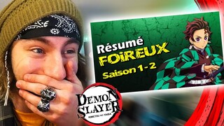 Le RÉSUMÉ FOIREUX de DEMON SLAYER !!! 🤯 | Réaction CrazyBomb World KNY 👺