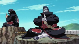 Sakura saves Kankuro, Kisame &  Uchiha Itachi starts to take action, Team 7 meet Itachi