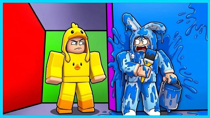 MIPAN & ZUZUZU Harus Mewarnai Badan Nya Untuk Sembunyi! ROBLOX