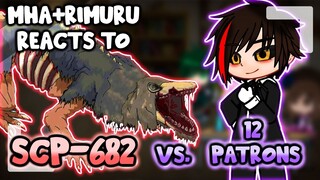 MHA/BNHA+Rimuru Reacts to SCP-682 "The Indestructible Creature" || Gacha Club ||