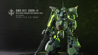 【扎古3GK】扯掉78的角，捏爆Zeta的头，小屁孩才嚷嚷着妈妈我要开高达，真男人从来都是有啥开啥扎古3gk涂装全过程