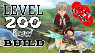 Toram Online - Build BOW level 200 Low Budget