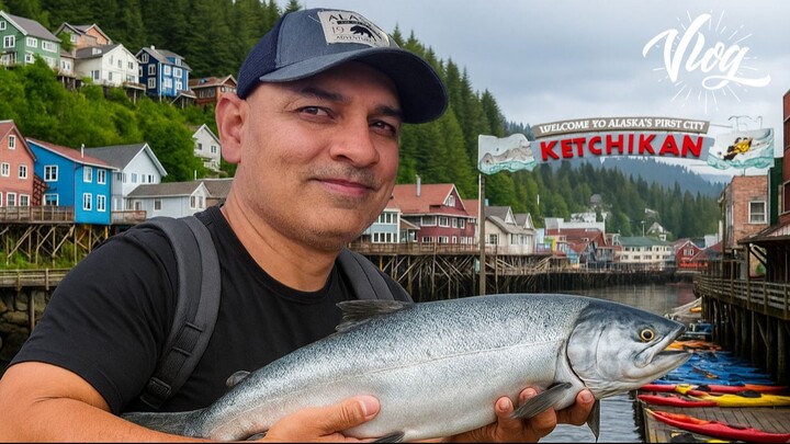 Ketchikan en Alaska está repleto de SALMONES 🐟