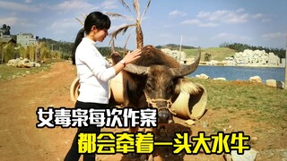 女毒枭每次作案都会牵一头牛，不料一个细节暴露了身份，犯罪片