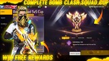 Free Fire Bomb Squad 5V5 Cup 2022 | How to play clash squad cup free fire | Bomb Clash Squad Cup