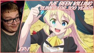 REACTION! I've Been Killing Slimes For 300 Years Episode 1 I Maxed Out My Level