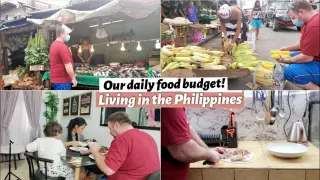 Foreigners Daily Food Budget living in Philippines | Cost of Food compared to USA | $10 a day!