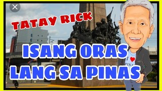 TATAY RICK:MABILIS TALAGA SA PINAS