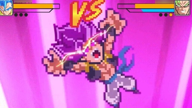 Putaran kedua! Tim Tag Campuran Goku Vegeta Broly! Gogeta bergabung!