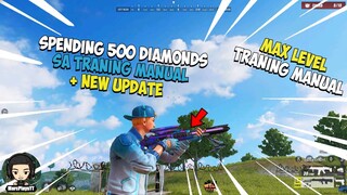 MAX LEVEL TRAINING MANUAL + SPENDING 500 DIAMONDS SA TRAINING MANUAL (ROS UPDATE)