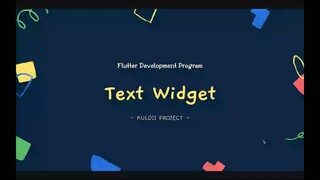 FLUTTER 05 Text Widget (Tutorial Flutter Bahasa Indonesia)