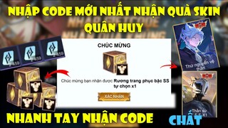 GiftCode Liên Quân | Nhập 2 Code Liên Quân Mới Nhất Nhận Skin Sss+ Và Quân Huy Free Toàn Sever