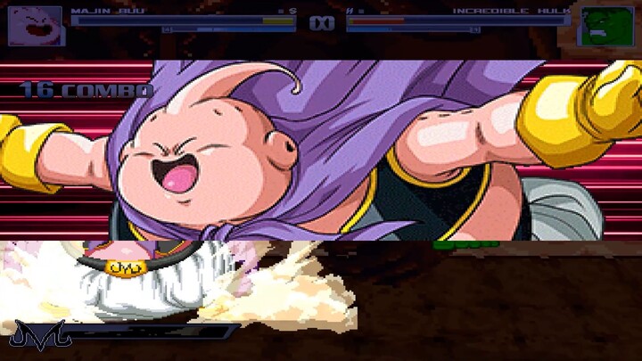 Majin Buu Vs Hulk | Mugen | HD