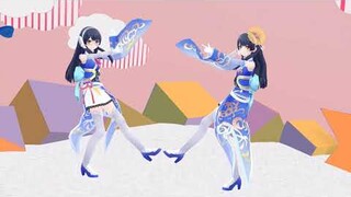 【ウェザロMMD】ビバハピ　ポン子×２　4K（60fps）