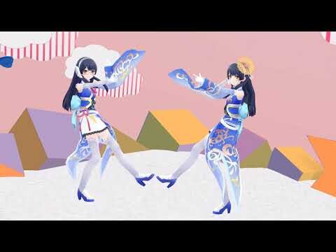 【ウェザロMMD】ビバハピ　ポン子×２　4K（60fps）