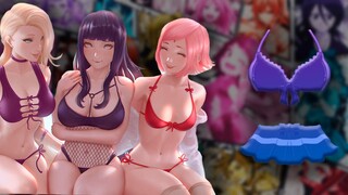 Naruto Characters Beach Mode • No Clothes • Bikini