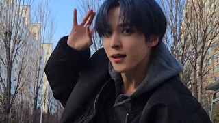 【ATEEZ Jung Yunho】Obat penambah kekuatan lewat saja dari anjing ganteng ini! | Tantangan Angka Malai