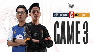 EVOS LEGENDS vs RRQ | Regular Season WEEK 6 DAY 1 | GAME 3 | #MPLIDS11