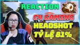 [Free Fire] Reaction Lần Đầu Xem C4 Gaming Người Có Tỷ Lệ Headshot 81% Cao Nhất Việt Nam