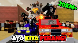 KITA PAKAI 2 KENDARAAN DAN PERANG SAMA COWBOY ZOMBIE? 😱 | Roblox A Dusty Trip