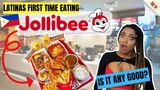 Dominican girls try JOLLIBEE for the FIRST TIME | Philippines - Sol&LunaTV 🇩🇴