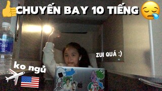 10 TIẾNG TRÊN MÁY BAY LÀM GÌ?? (ko ngủ)