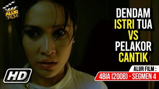 ISTRI TUA VS PELAKOR !!! Penerbangan Yang Paling Menakutkan - ALUR FILM 4bia (2008) Segmen 4