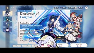 F2P Genshin Player pulls for Yelan in 2.7 Update || Genshin Impact Gacha Summons