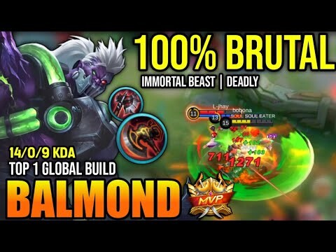 BALMOND BEST BUILD 2023 | BUILD TOP 1 GLOBAL BALMOND GAMEPLAY | MOBILE LEGENDS